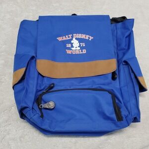 Walt Disney World Blue 1971 Mickey Mouse Backpack Casual Classic Disneyland